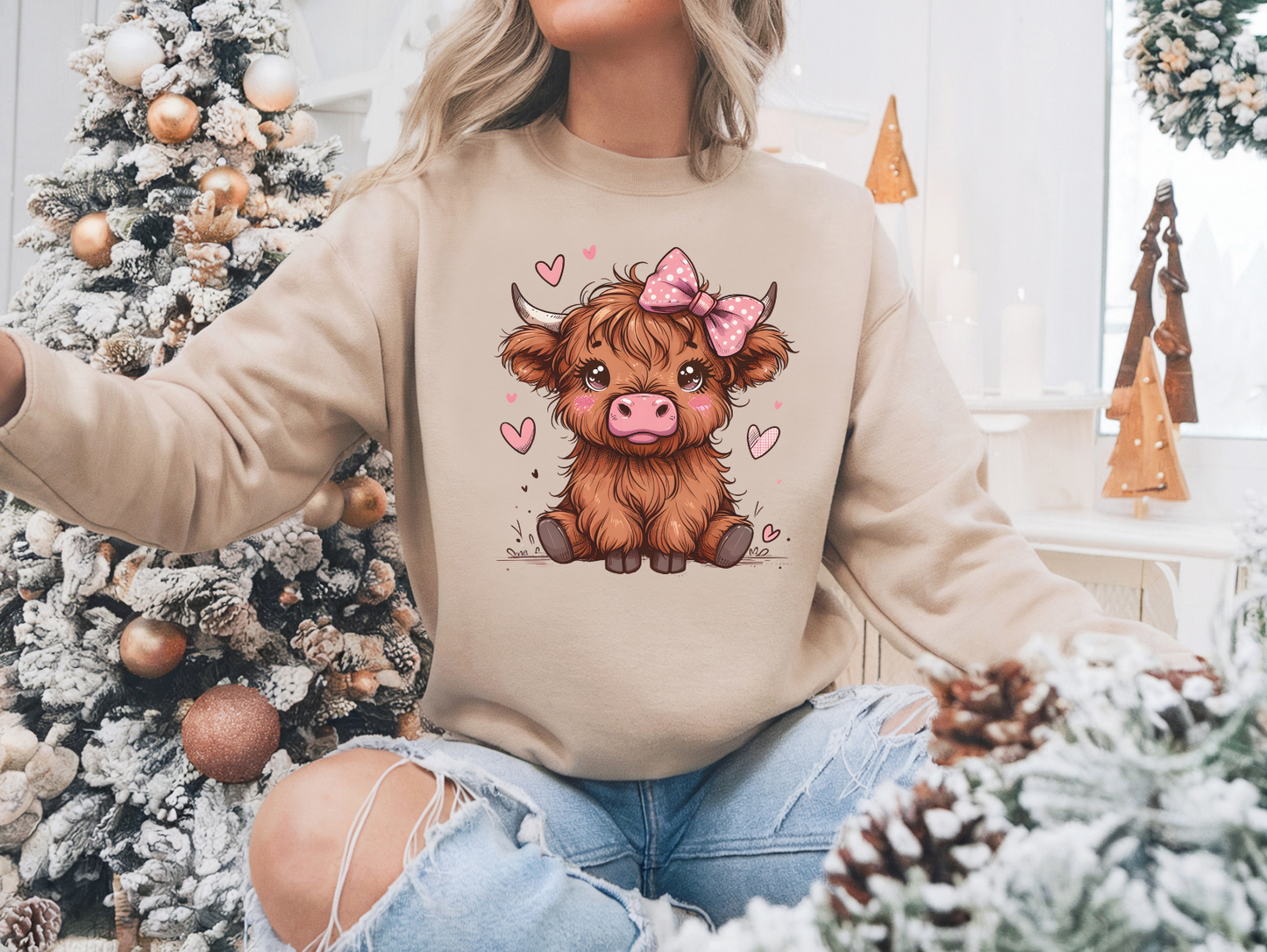 Cute Cow Valentines Tee