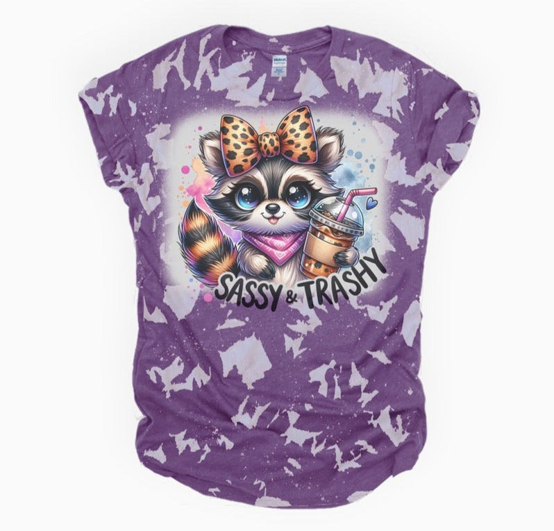 "Sassy & Trashy" Raccoon T-Shirt