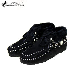 Montana West Western Style Studded Moccasins size 9